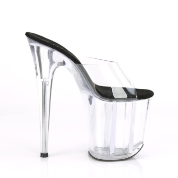 Pleaser FLAMINGO-801 Clr-Blk/Clr