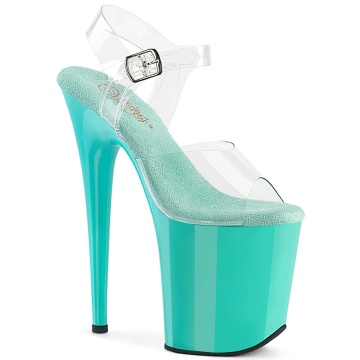 Pleaser FLAMINGO-808 Clr/Aqua