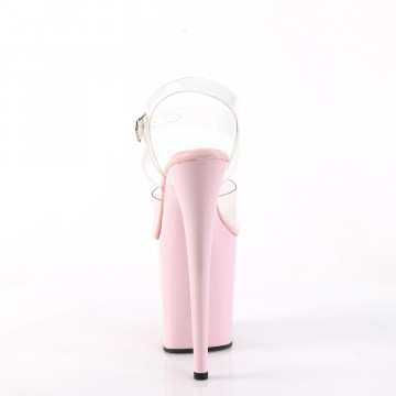 Pleaser FLAMINGO-808 Clr/B. Pink