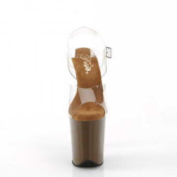 Pleaser FLAMINGO-808 Clr/Mocha