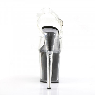 Pleaser FLAMINGO-808G Clr/Blk Gltr