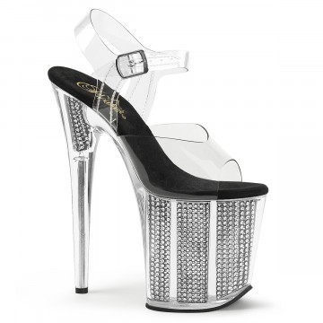 Pleaser FLAMINGO-808SRS Clr/Blk SRS