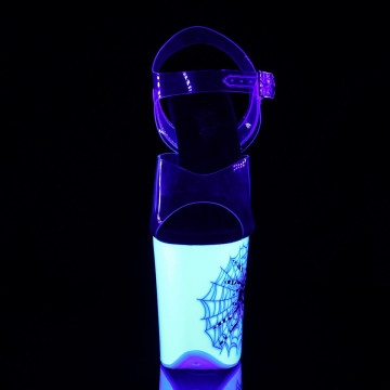 Pleaser FLAMINGO-808SW Clr/Neon White