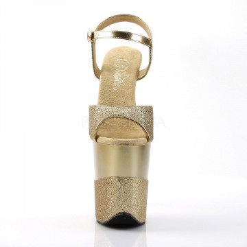 Pleaser FLAMINGO-809-2G Gold Glitter/Gold-Glitter