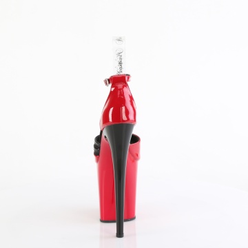 Pleaser FLAMINGO-884 Red-Blk/Red-Blk - Img 4