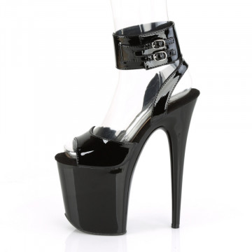 Pleaser FLAMINGO-891 Blk Pat/Blk