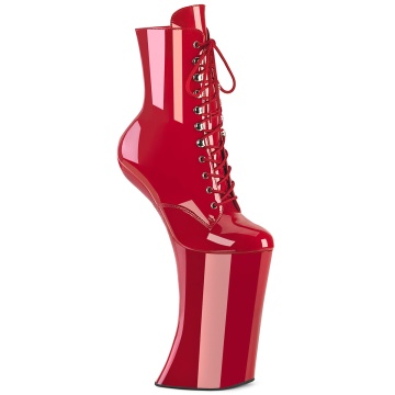 Pleaser FORBIDDEN-1020 Red Pat/Red