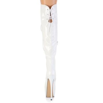 Pleaser JUBILANT-3012 Wht Str. Pat