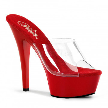 Pleaser KISS-201 Clr/Red
