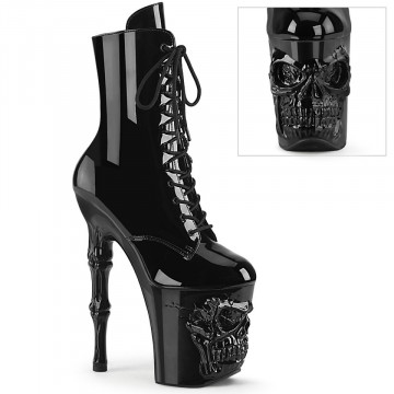 Pleaser RAPTURE-1020 Blk Pat/Blk