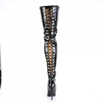 Pleaser SEDUCE-3063 Blk Str Pat