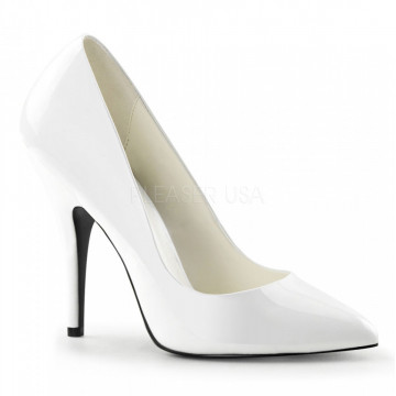 Pleaser SEDUCE-420 Wht Pat