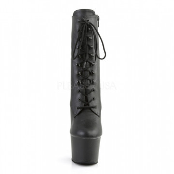 Pleaser SKY-1020 Blk Faux Leather/Blk Matte