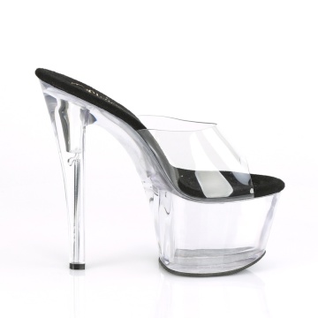 Pleaser SKY-301 Clr-Blk/Clr