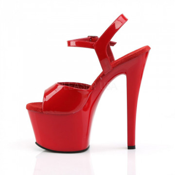 Pleaser SKY-309 Red Pat/Red