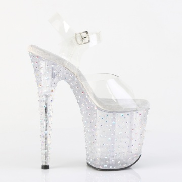 Pleaser STARDANCE-808 Clr/Clr-Slv Multi RS