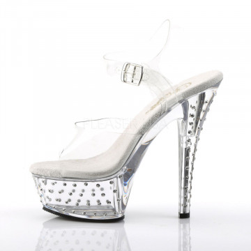Pleaser STARDUST-608 Clr/Clr