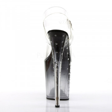 Pleaser STARDUST-808T Clr/Blk-Clr
