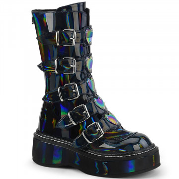 Stivali Demonia EMILY-330 Blk Hologram - 38eu 8us