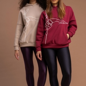 SUPREME POLEDANCER HOODIE Burgundy