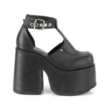Demonia Cult CAMEL-103 Blk Vegan Leather