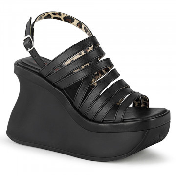 Demonia Cult PACE Blk Vegan Leather
