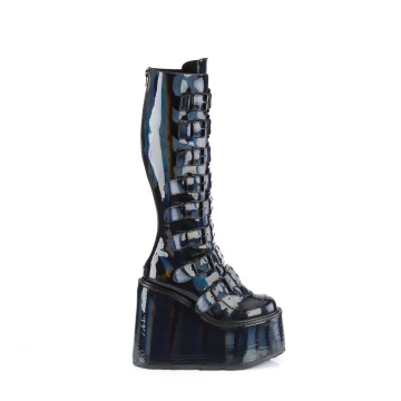 Demonia Cult SWING-815 Blk Holographic Pat