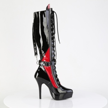 Devious INDULGE-2028 Blk-Red Pat