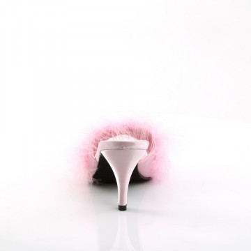Fabulicious AMOUR-03 B. Pink Pu-Fur