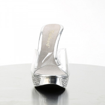 Fabulicious ELEGANT-401 Clr/Slv Chrome