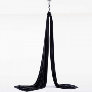 LUPIT Tessuto Aerial SILK da 7 MT Nero - Certificati R.E.A.C.H. medium stretch