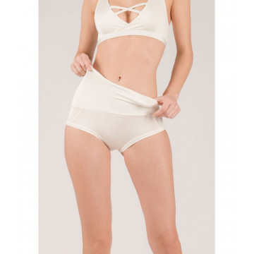 Mademoiselle spin Short EXTENDED Bianco perlato avorio subito M