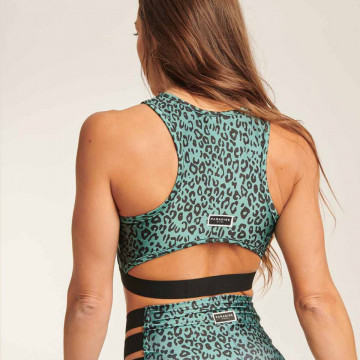 Paradise chick CROP TOP ATHLECIOUS Emerald Subito