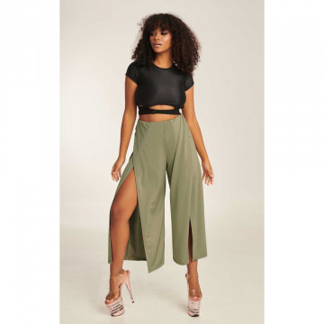 Paradise Chick PANTS POLECIOUS Khaki