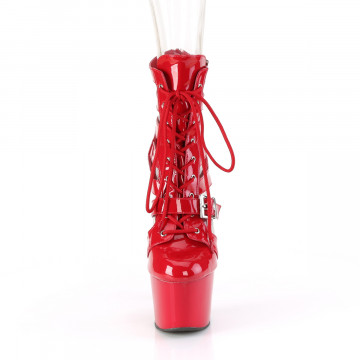 stivaletti rossi Pleaser italia