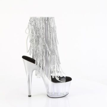 Pleaser ADORE-1017RSFT Clr-Slv/Slv