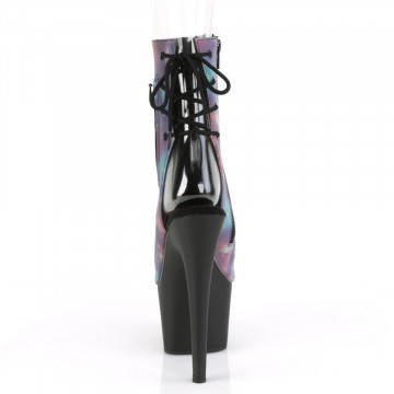 Pleaser ADORE-1018REFL Purple-Blue Reflective/Blk Matte