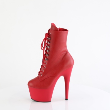 Pleaser ADORE-1020 Red Faux Leather/Red Matte