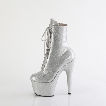 Pleaser ADORE-1020GP Slv Glitter Pat/M