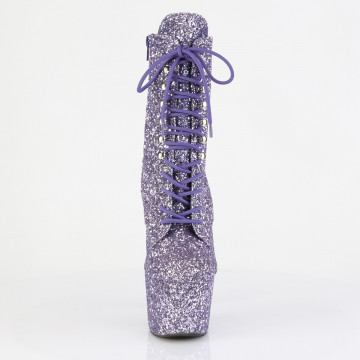 Stivaletti Pleaser ADORE-1020 glitter in rilievo
