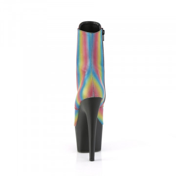 Pleaser ADORE-1020REFL-02 Rainbow Reflective/Blk Matte