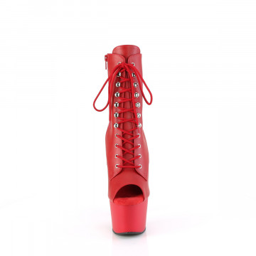 Pleaser ADORE-1021 Red Faux Le/Red Matte