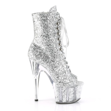 Pleaser ADORE-1021G Slv Glitter/Slv Gliteer