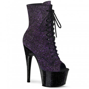 Pleaser ADORE-1021MG Purple Glitter/Blk