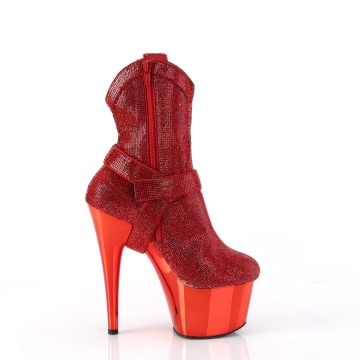 Pleaser ADORE-1029CHRS Red RS/Red Chrome