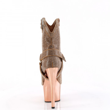 Pleaser ADORE-1029CHRS Rose Gold RS/Rose Gold Chrome