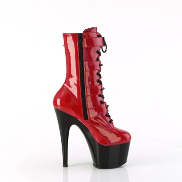 Pleaser ADORE-1046TT Red Holo Pat/Blk