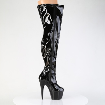 Pleaser ADORE-3000WCF Blk Str. Pat/Blk