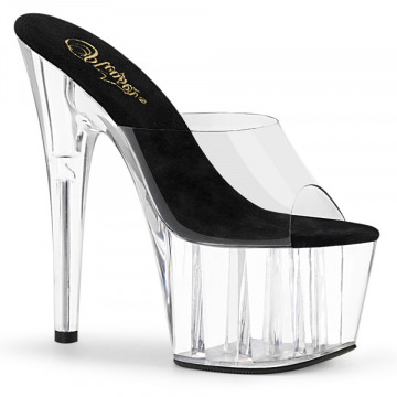 Pleaser ADORE-701 Clr-Blk/Clr