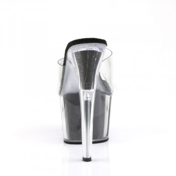 Pleaser ADORE-701G Clr/Blk Gltr
